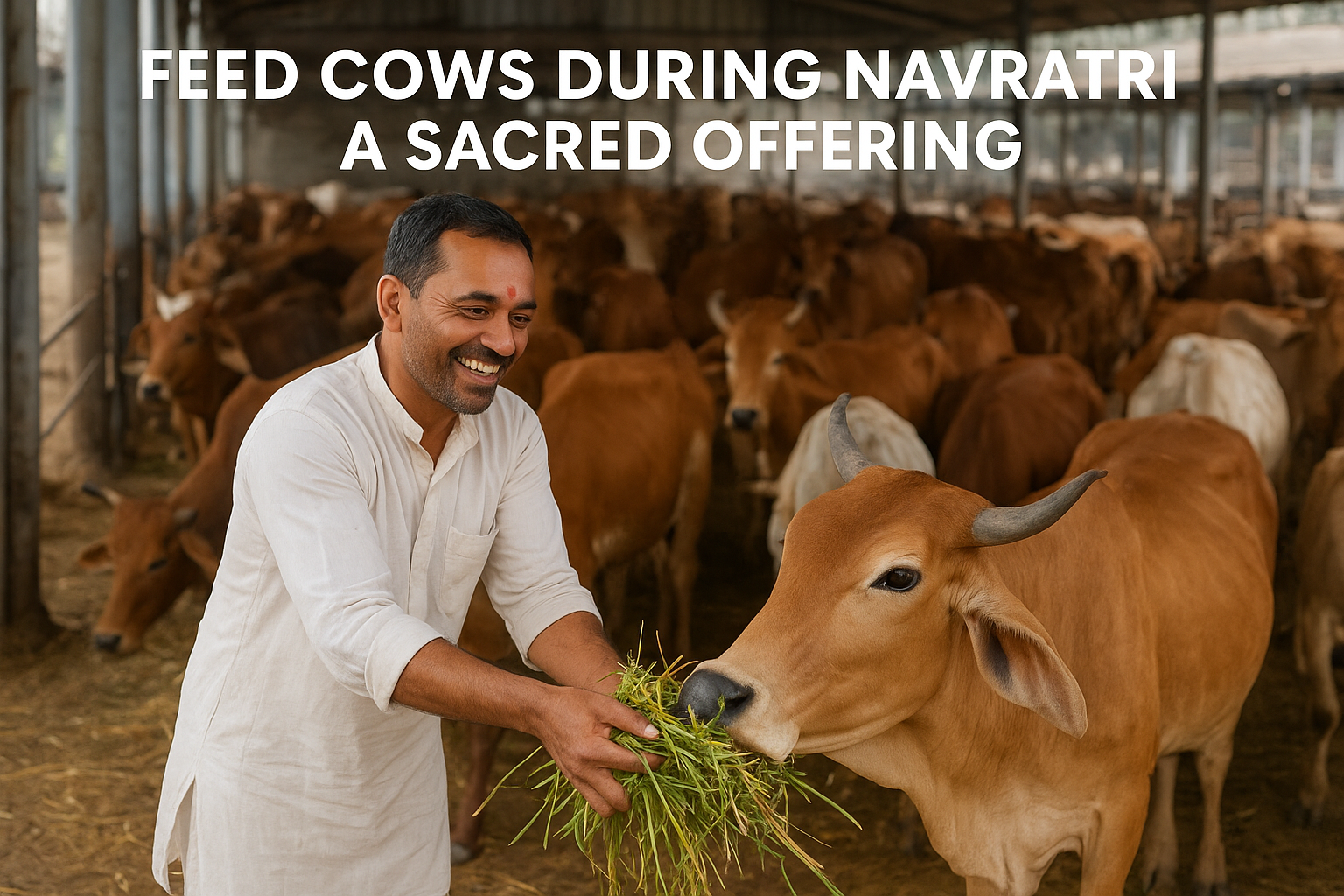 Feed Cows During Navratri A Sacred Offering
