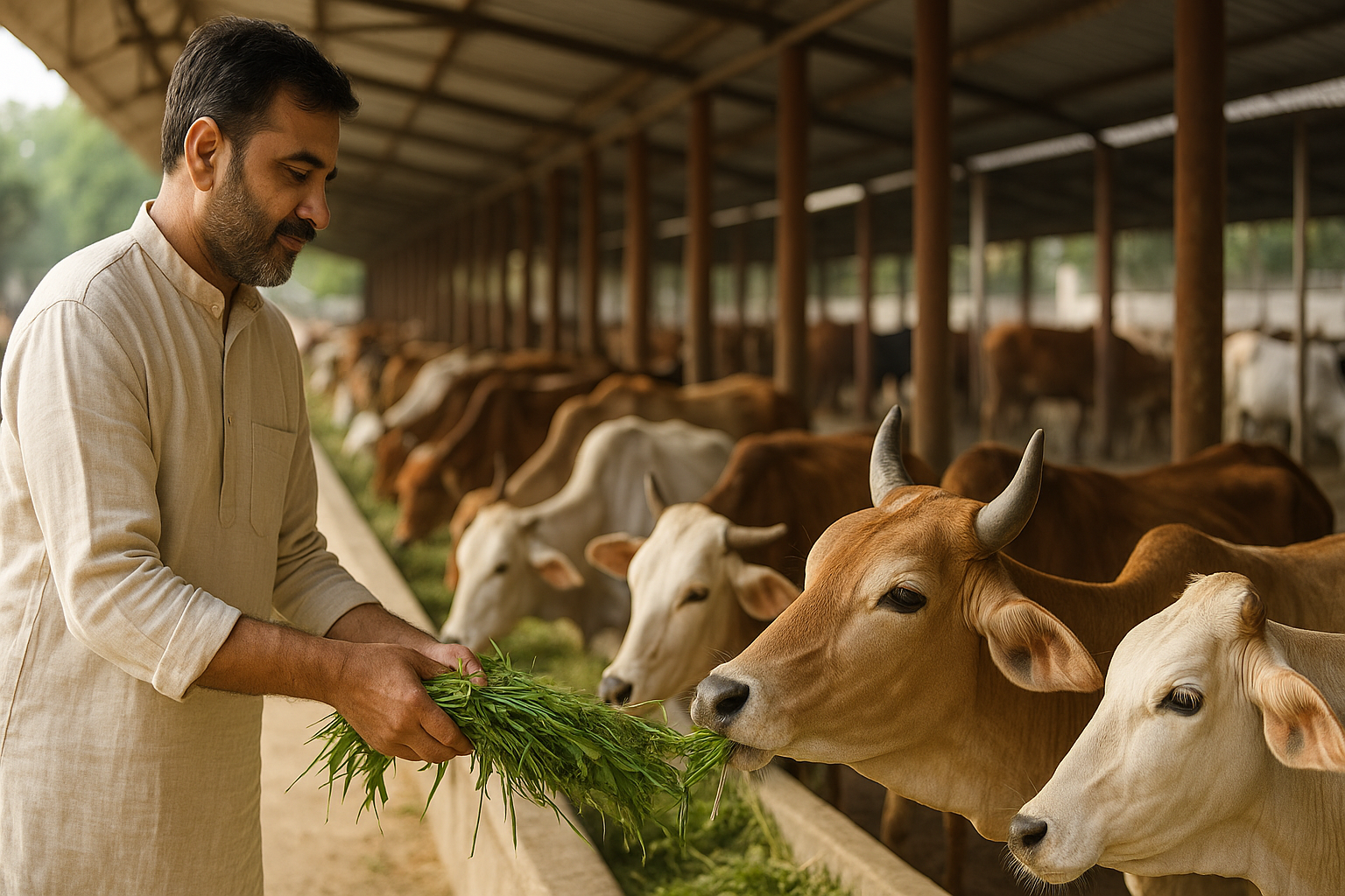 Feed First, Every Day — 365 Days of Gau Seva