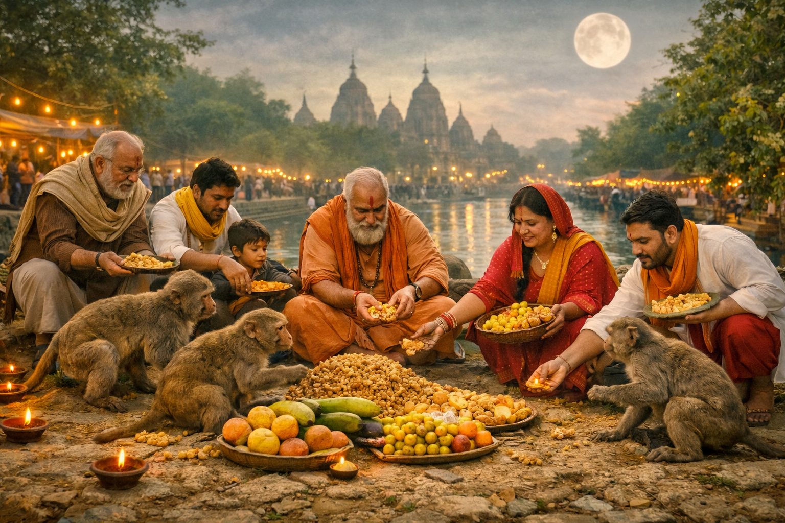 Blessings of Bajrangbali: Vanar Seva on Paush Purnima