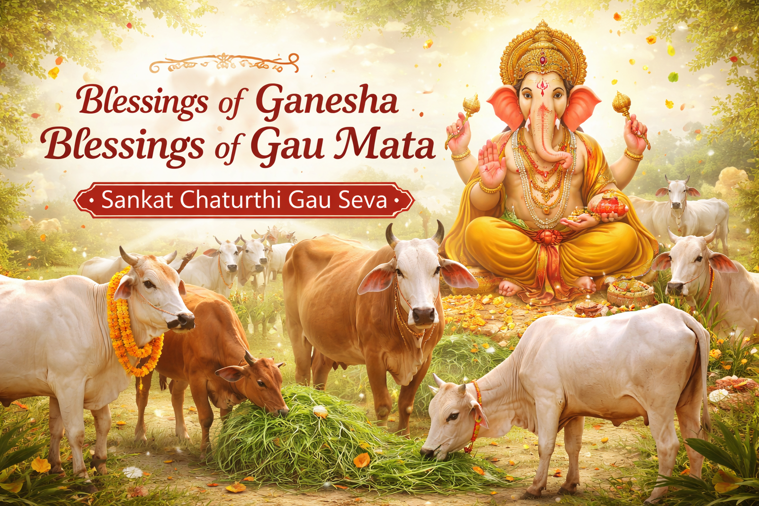 Blessings of Ganesha, Blessings of Gau Mata: Sankat Chaturthi Gau Seva